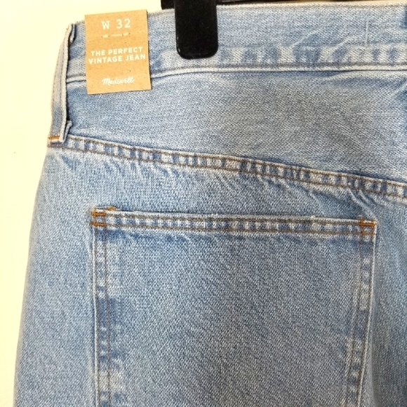MADEWELL The Perfect Vintage Jean in Grandbay Wash: Ripped Edition - Picture 11 of 14